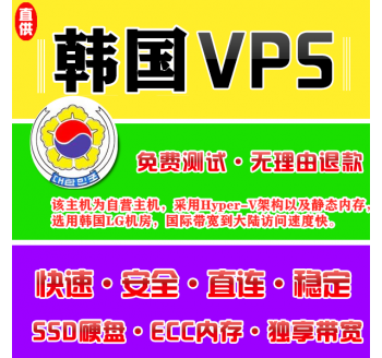 韩国VPS推荐8912M购买，专业网站优化哪家好